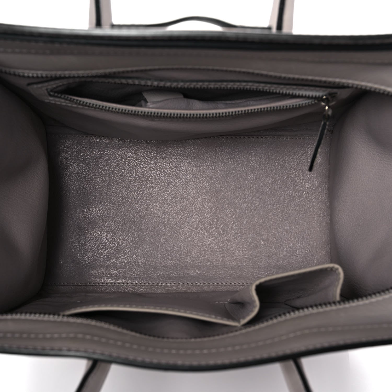 Celine Palmelato Mini Luggage Pearl Grey 4 of 11