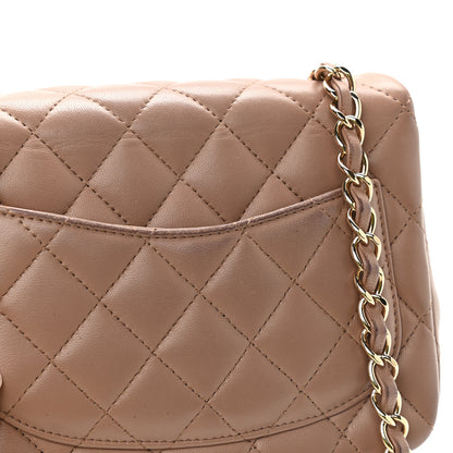 Chanel Lambskin Quilted Mini Square Flap Beige 10 of 10