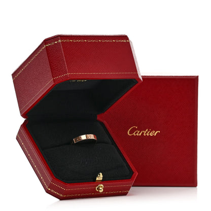 Cartier 18K Yellow Gold 3.5mm LOVE Wedding Band Ring 51 5.75 5 of 5