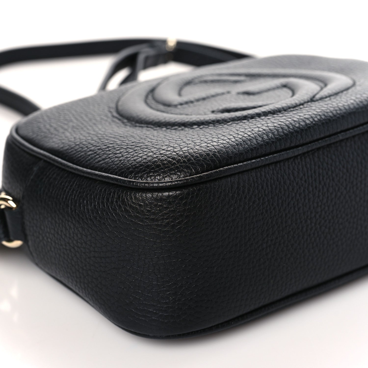 Gucci Pebbled Calfskin Small Soho Disco Bag Black 8 of 9