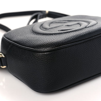 Gucci Pebbled Calfskin Small Soho Disco Bag Black 8 of 9
