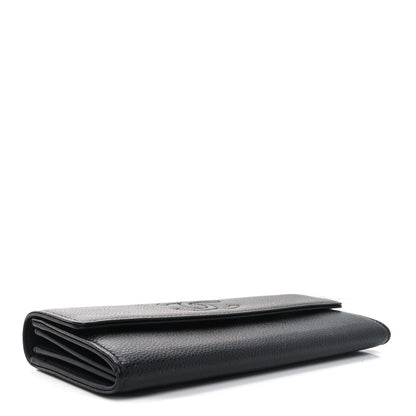 Chanel Caviar Timeless CC Large Gusset Flap Wallet Black 4 of 9