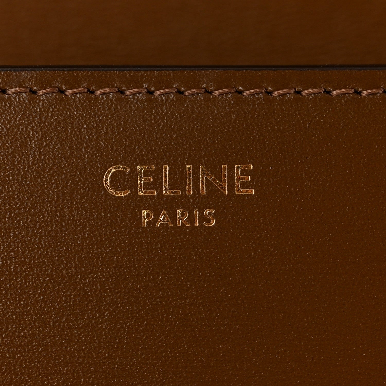 Celine Box Calfskin Teen Classic Box Flap Bag Camel 6 of 9