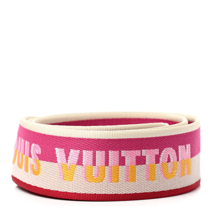 Louis Vuitton Jacquard Speedy Bandouliere 20 Shoulder Strap Fuchsia 2 of 4