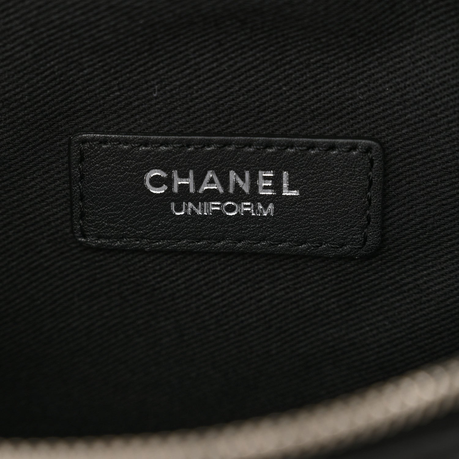 Chanel Calfskin Quilted Waist Belt Bag Black 6 of 12