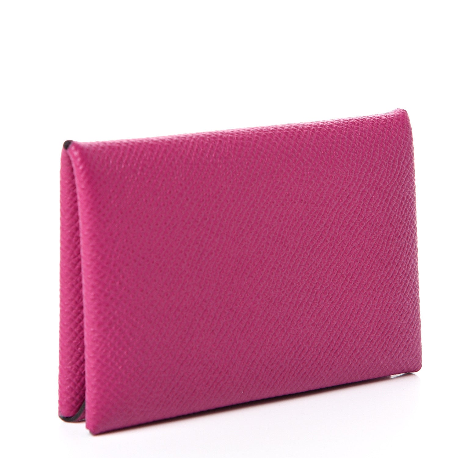 Hermes Epsom Calvi Card Case Rose Pourpre 2 of 5