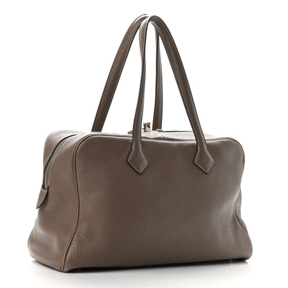 Hermes Taurillon Clemence Victoria II 35 Etoupe 3 of 12