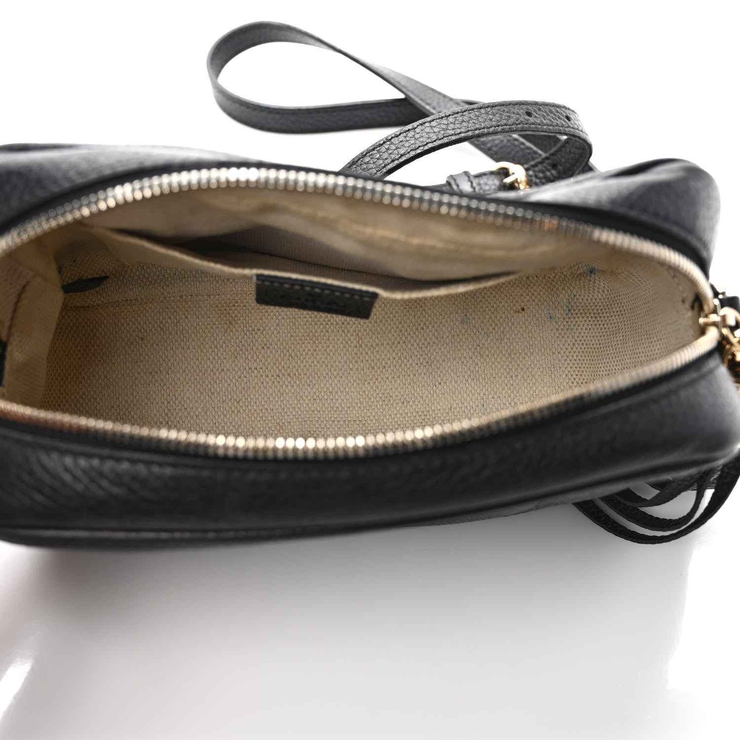 Gucci Pebbled Calfskin Small Soho Disco Bag Black 5 of 11