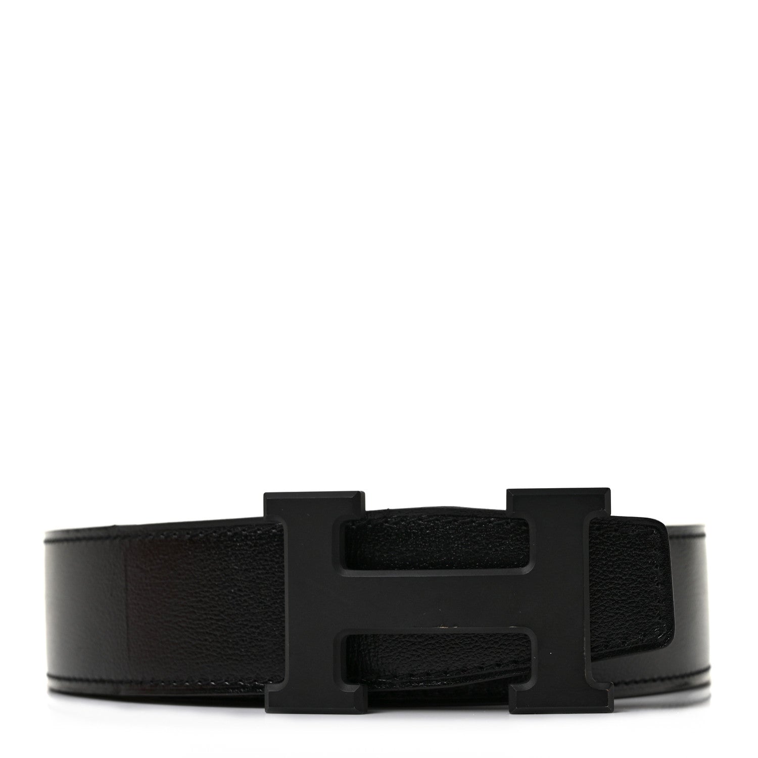 Hermes Swift Togo So Black 32mm H Belt 80 Black Gold 1 of 5