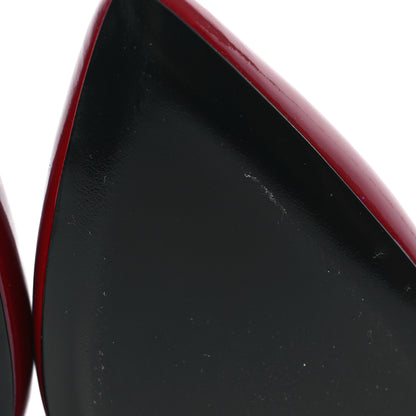 Saint Laurent Patent Venus 110 Slingback Pumps 39 Hot Red 11 of 12