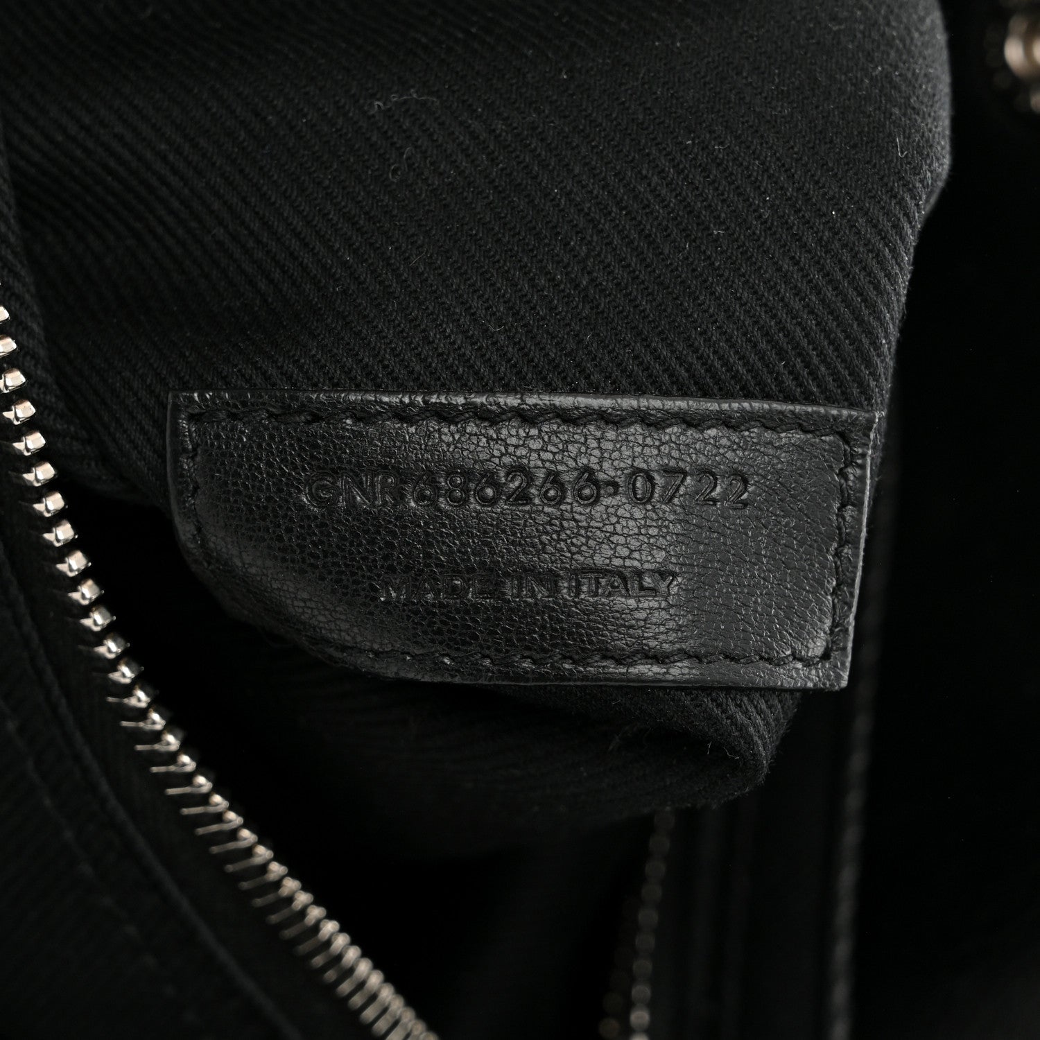 Saint Laurent Smooth Calfskin Rive Gauche Small Tote Black 7 of 10