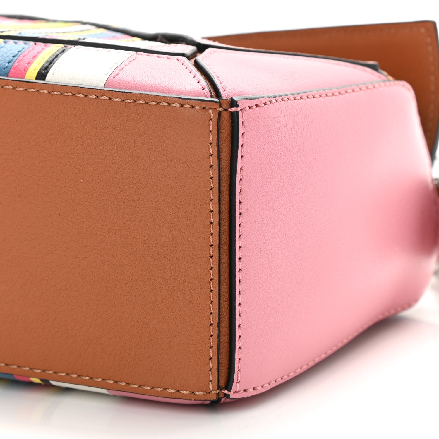 Loewe Calfskin Mini Puzzle Bag Pink Multicolor 10 of 10