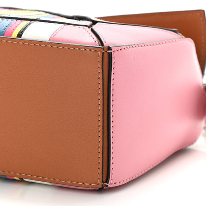 Loewe Calfskin Mini Puzzle Bag Pink Multicolor 10 of 10