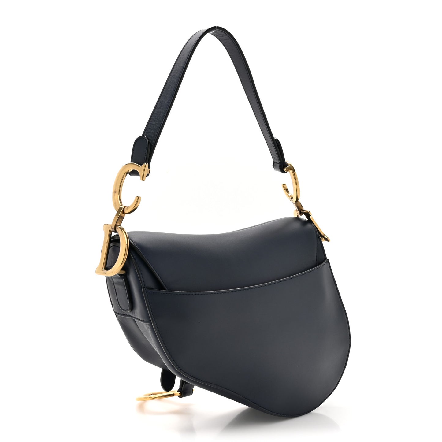 Calfskin Saddle Bag Navy