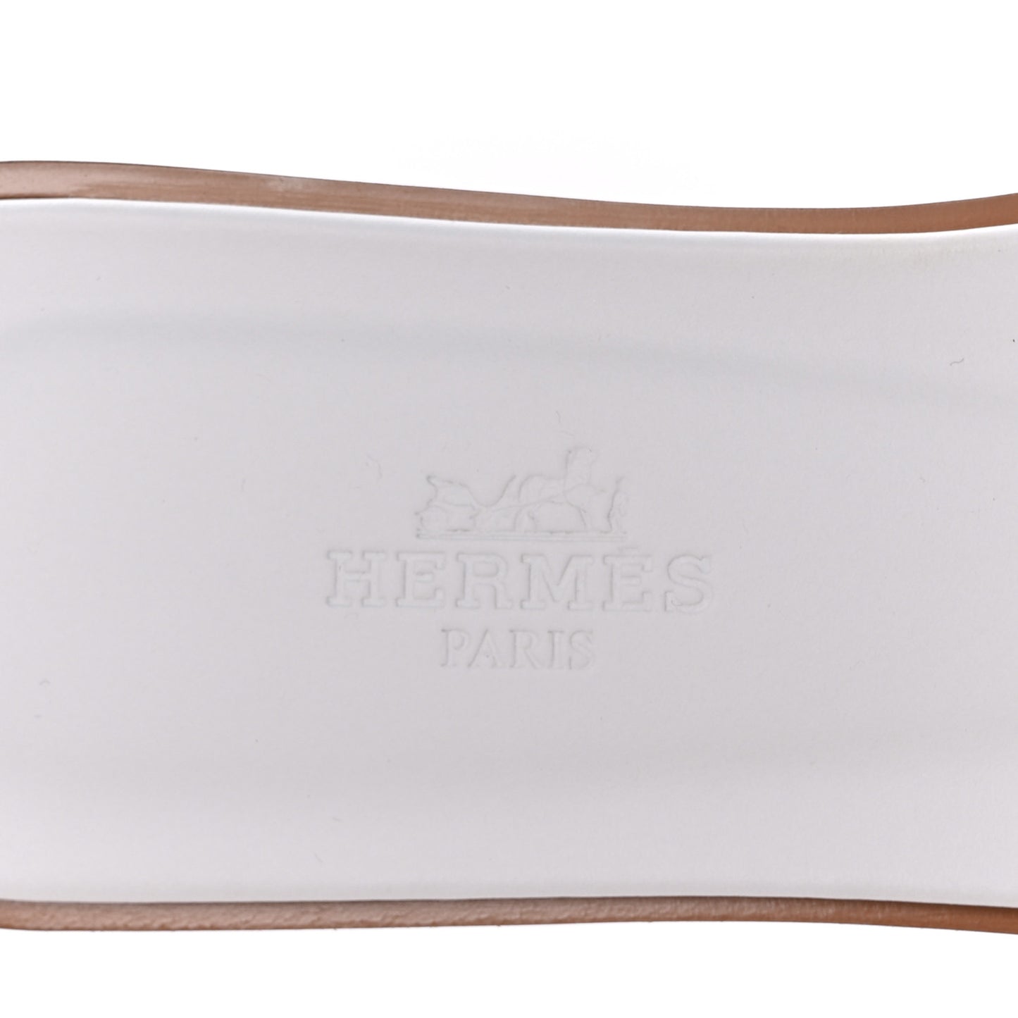 Box Calfskin Oran Sandals 37 White