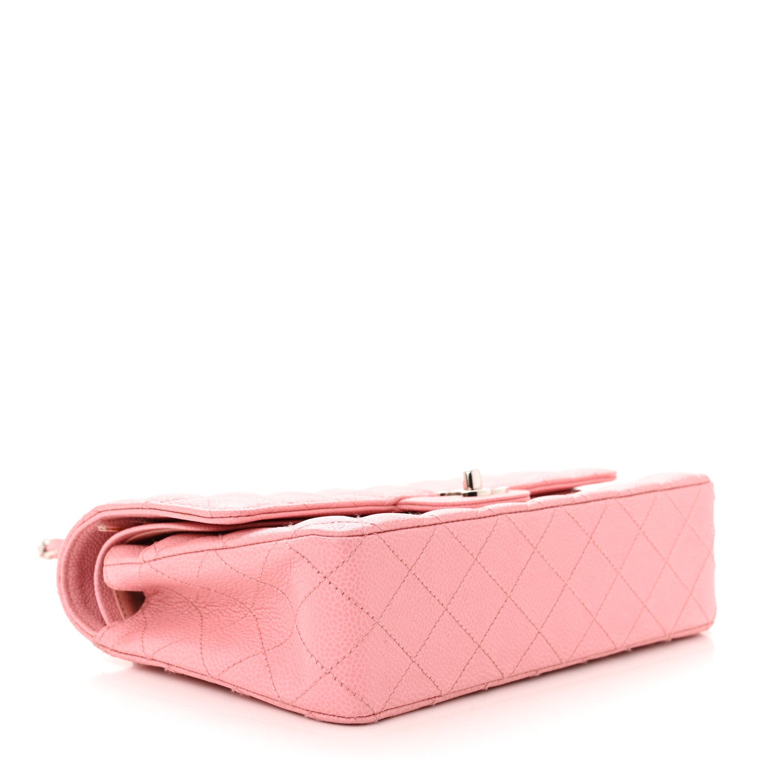 Chanel Caviar Quilted Medium Double Flap Pink 4 of 13