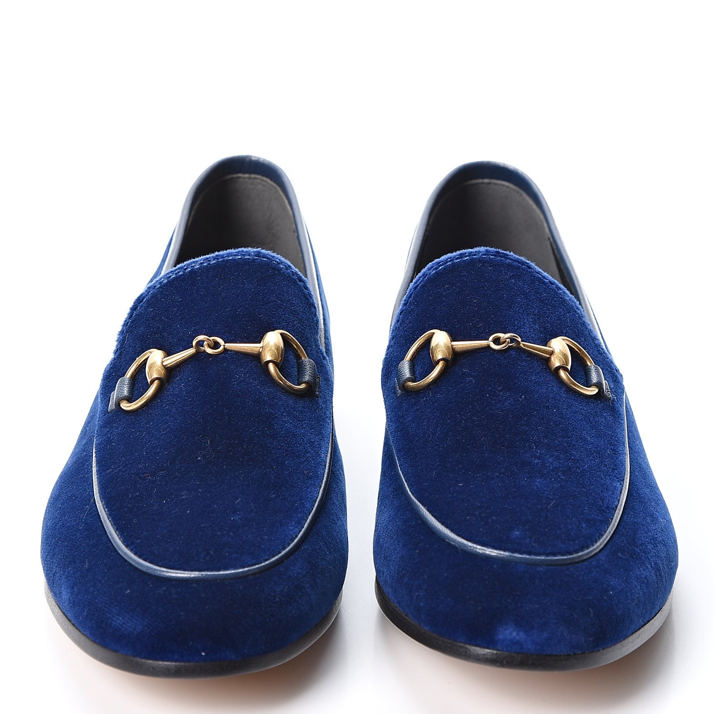 Velvet Horsebit Womens Jordaan Loafers 37 Blue Cobalt