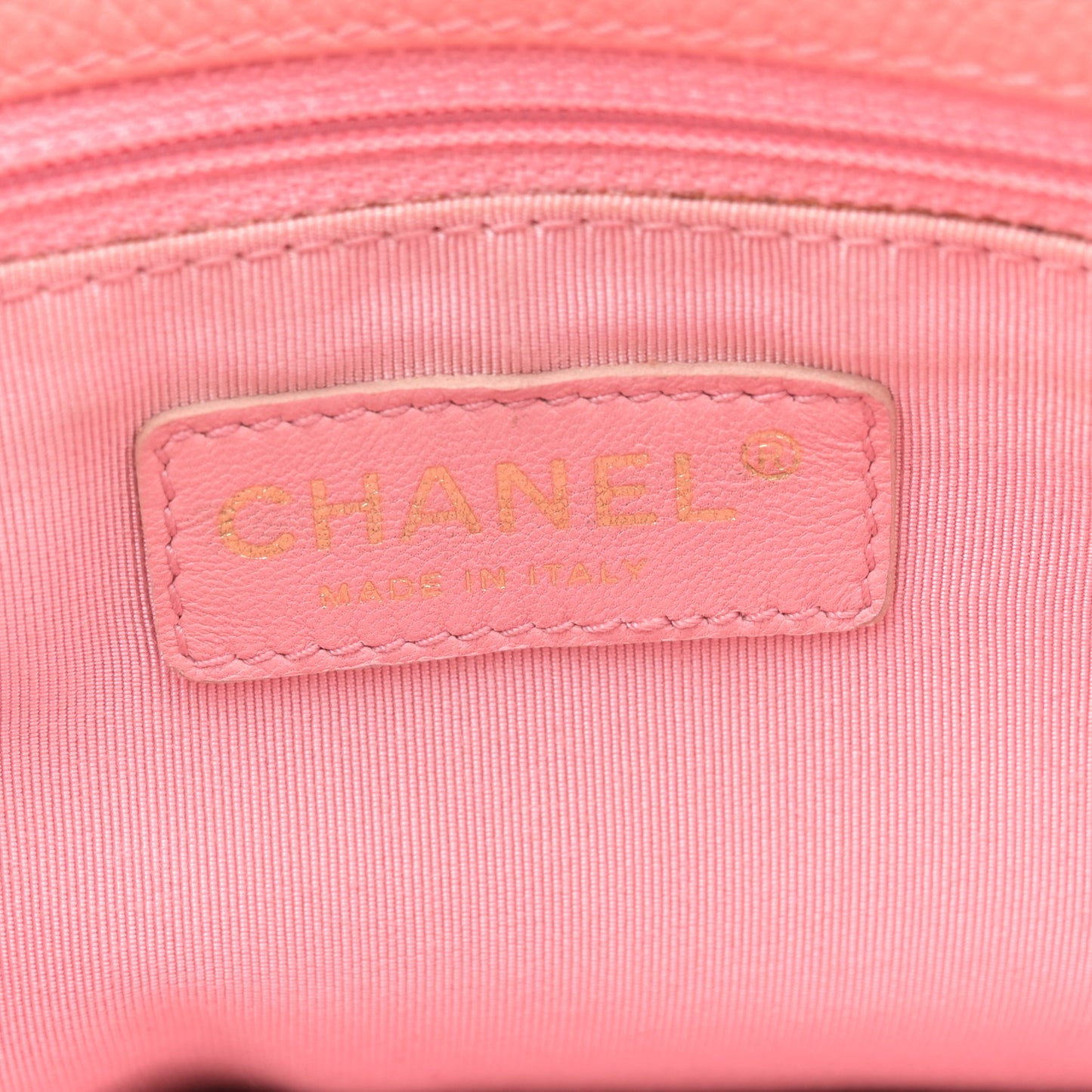 Calfskin Cerf Executive Shopper Tote Pink