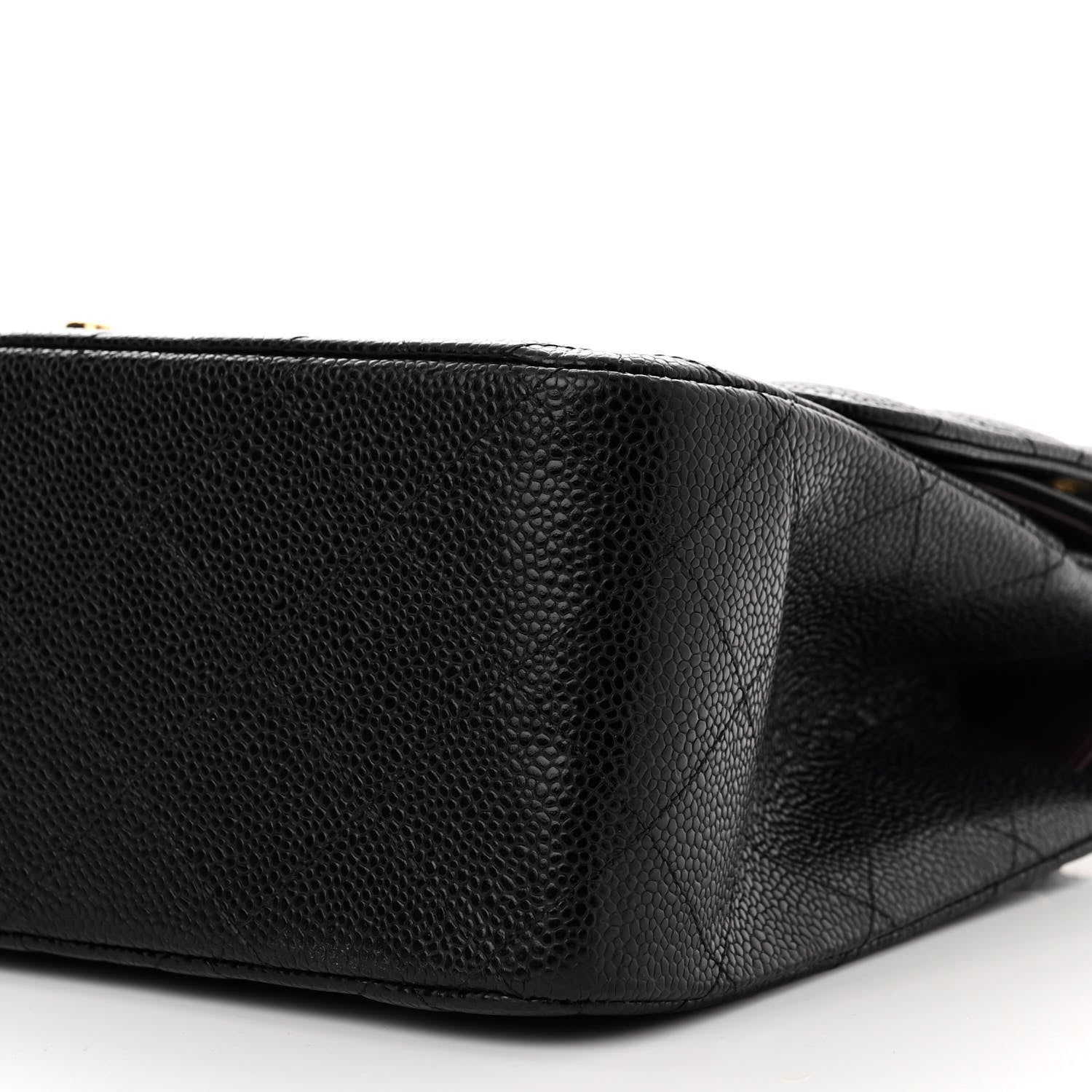Chanel Caviar Quilted Jumbo Double Flap Black 10 of 11