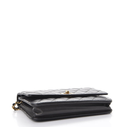 Chanel Aged Calfskin Quilted Reissue Wallet On Chain WOC Black 4 of 9