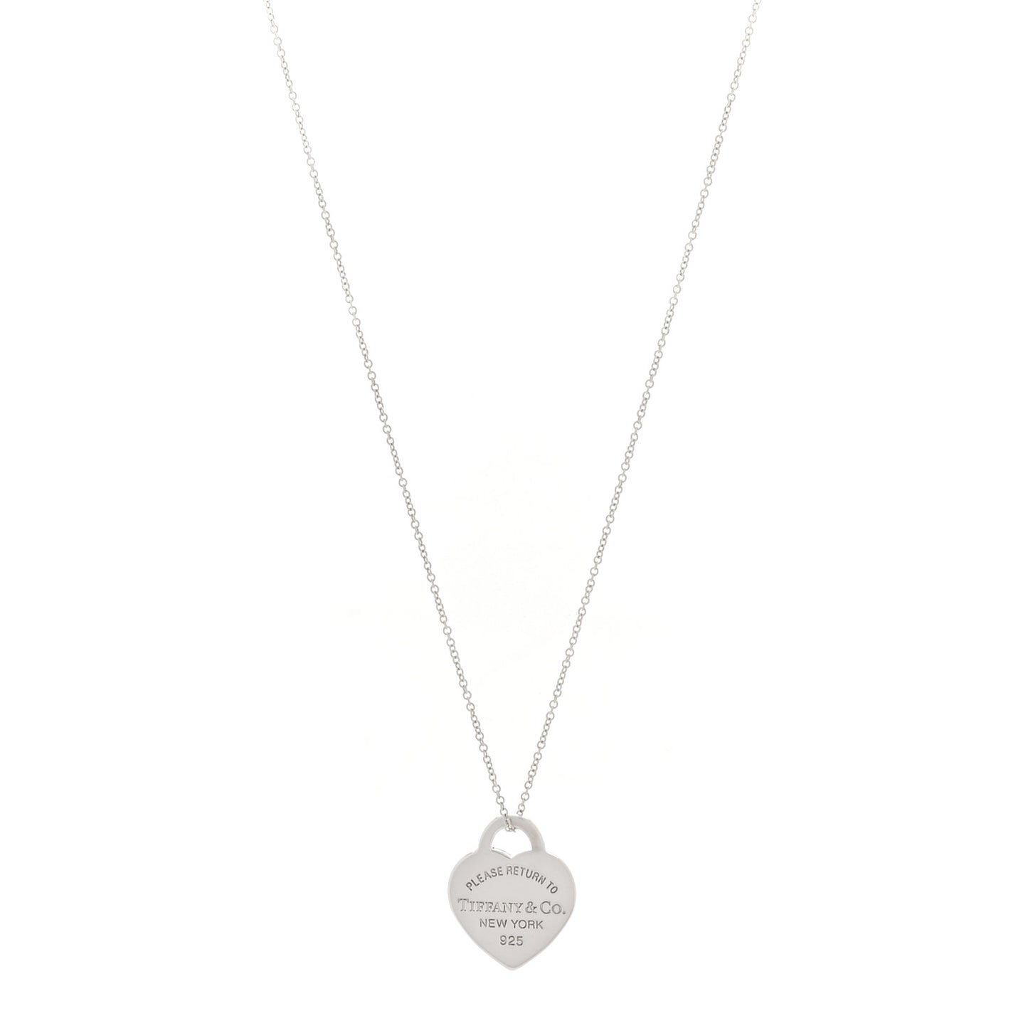 Sterling Silver Small Return To Tiffany Heart Pendant Necklace