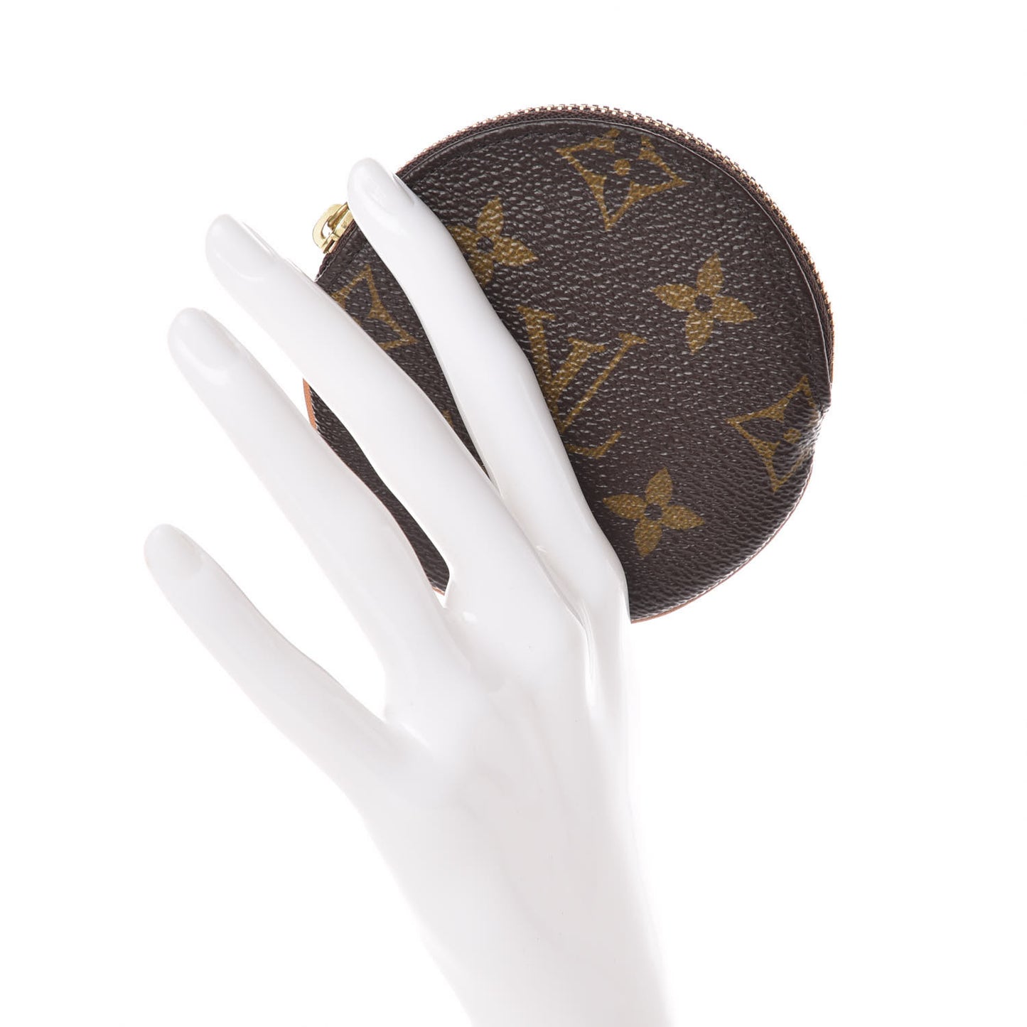Monogram Round Coin Purse