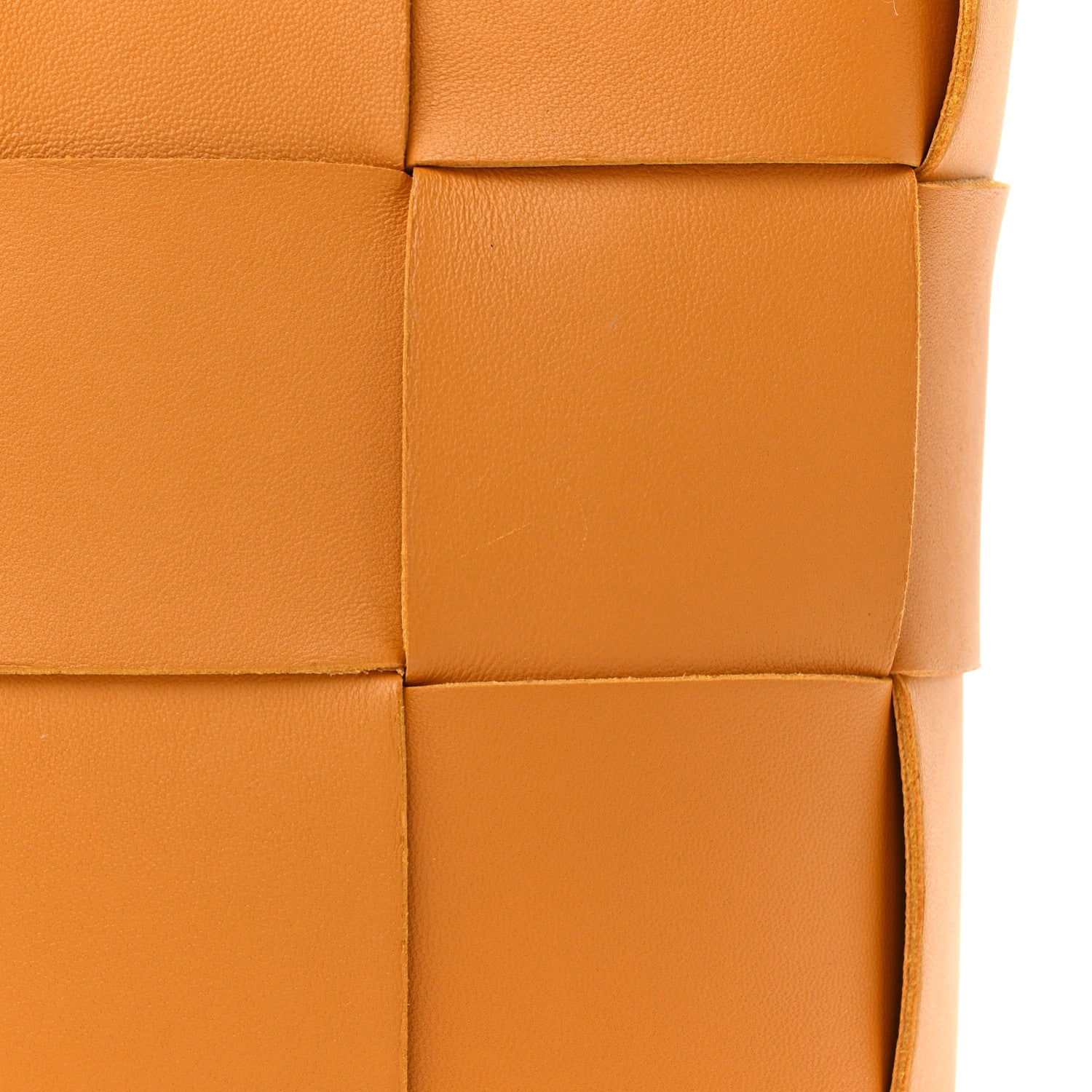 Bottega Veneta Lambskin Maxi Intrecciato Mini North South Cassette Tote Camel Gold 7 of 9
