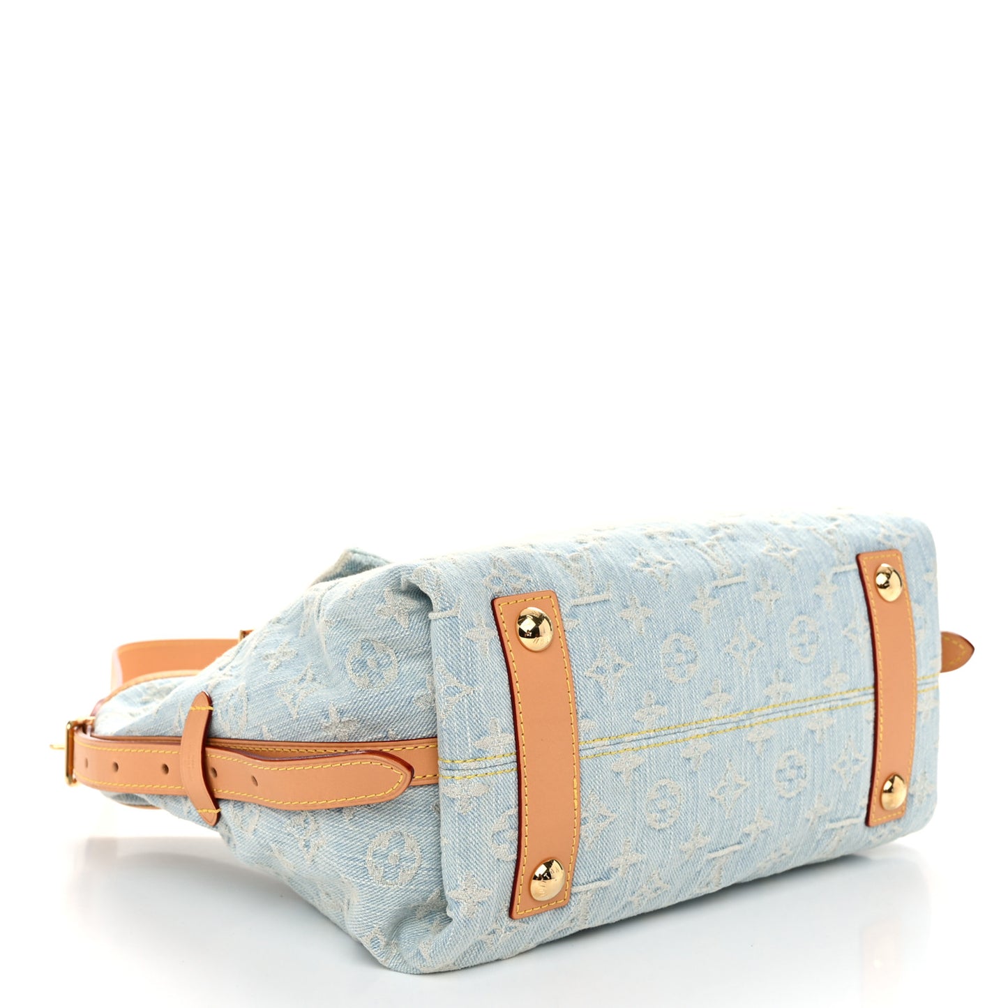 Monogram Denim CarryAll PM Sky Blue