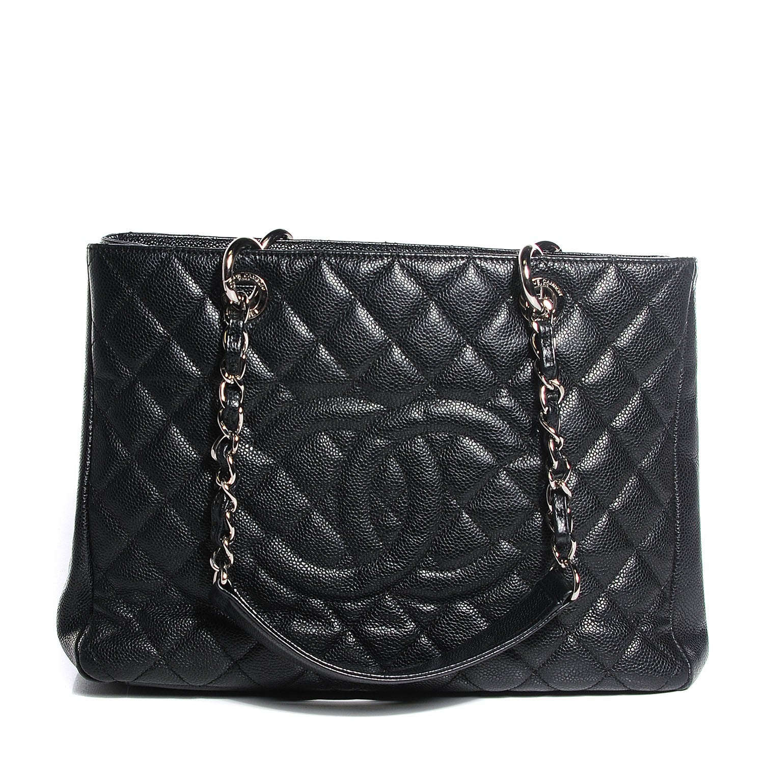 Chanel Caviar Quilted Grand Shopping Tote GST Black 1 of 7