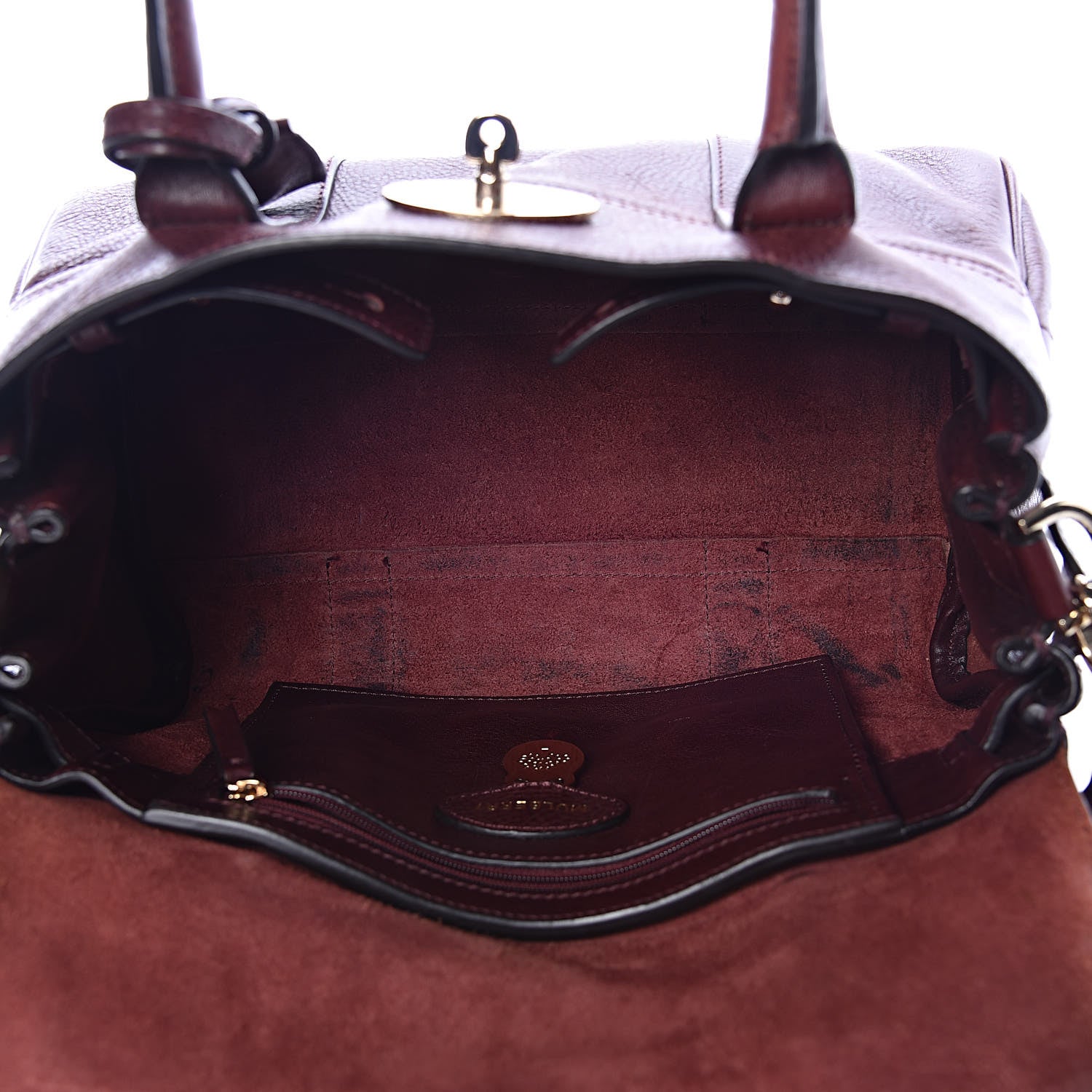 Mulberry Soft Grain Calfskin Small Bayswater Oxblood 5 of 13