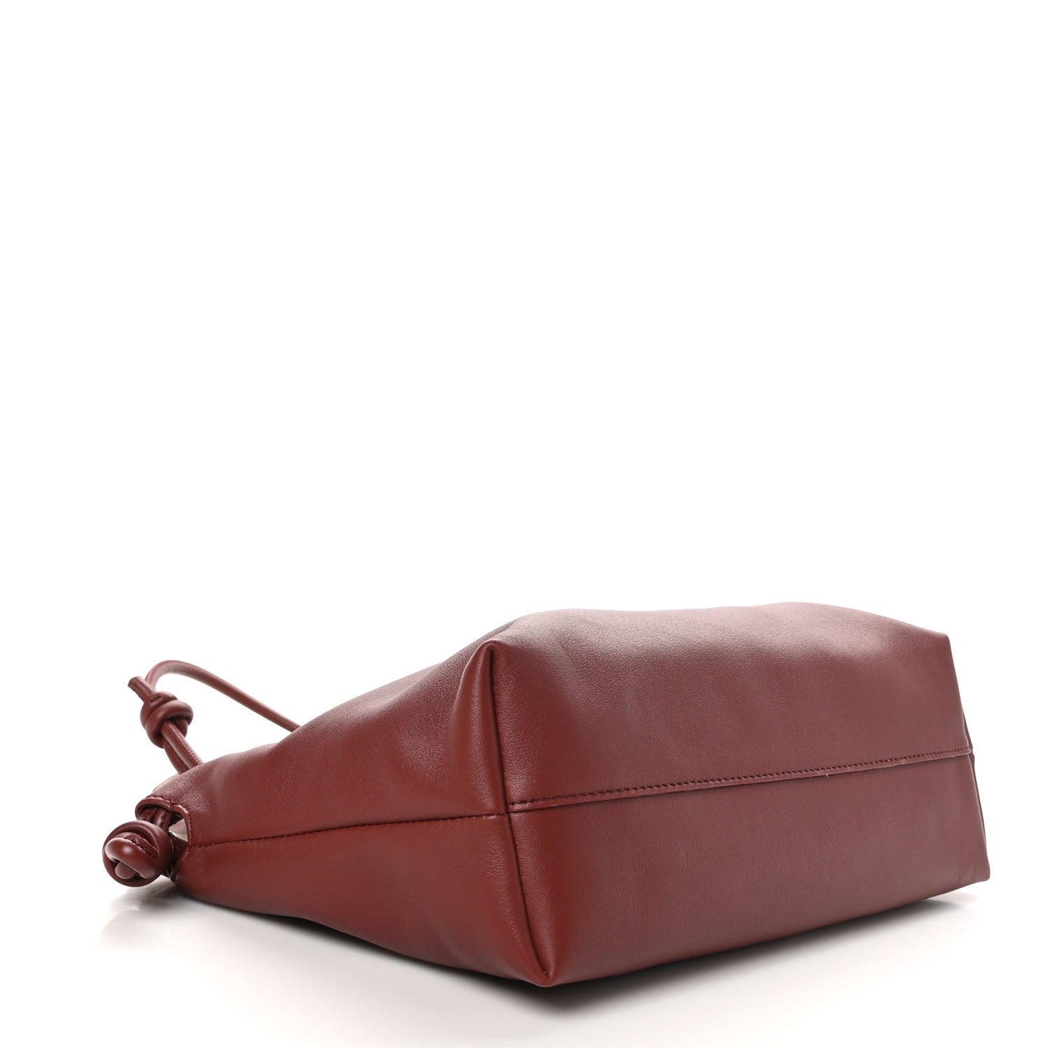 Loewe Mellow Nappa Medium Donut Chain Flamenco Knot Clutch Syrup 4 of 9