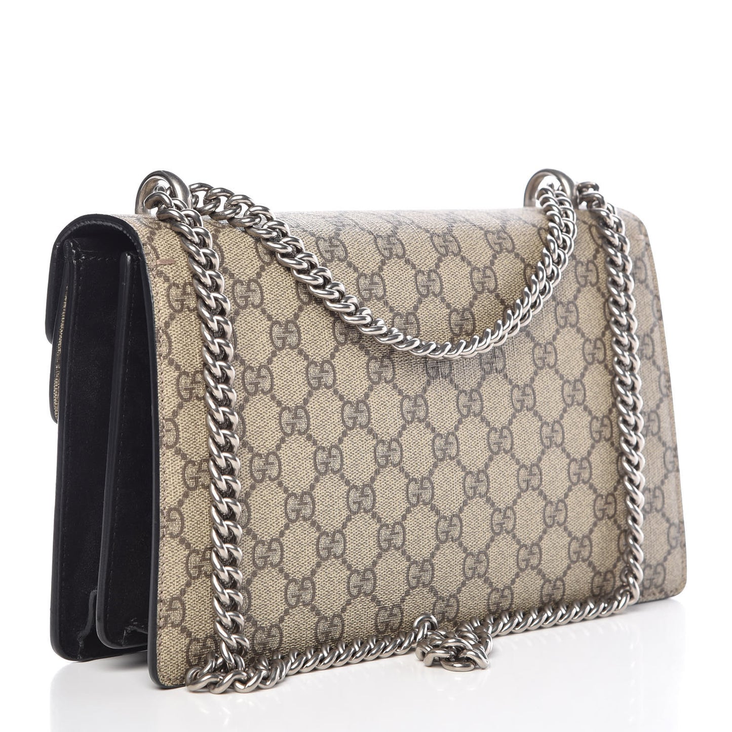GG Supreme Monogram Small Dionysus Shoulder Bag Black
