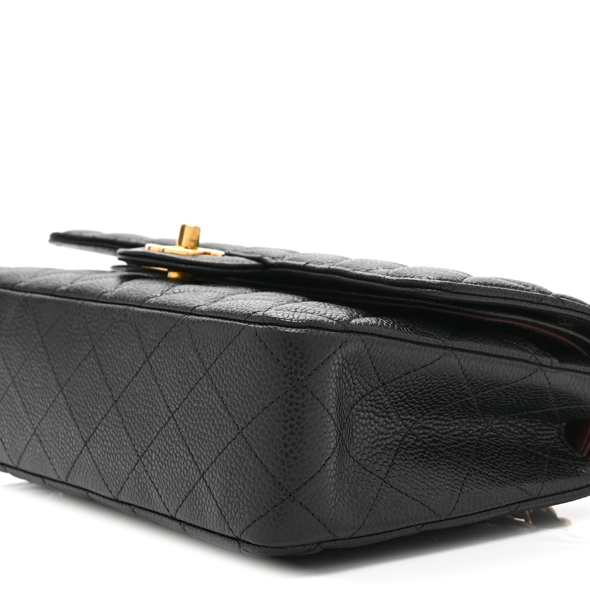 Chanel Caviar Quilted Medium Double Flap Black 10 of 10