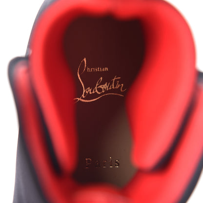 Christian Louboutin Neoprene Spike Hotel Space Sneakers 40 Black 6 of 9
