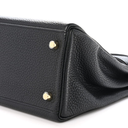 Hermes Taurillon Clemence Kelly Retourne 32 Black 10 of 11
