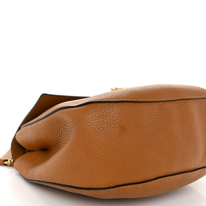 Chloe Grained Lambskin Large Drew Shoulder Bag Caramel 8 of 11