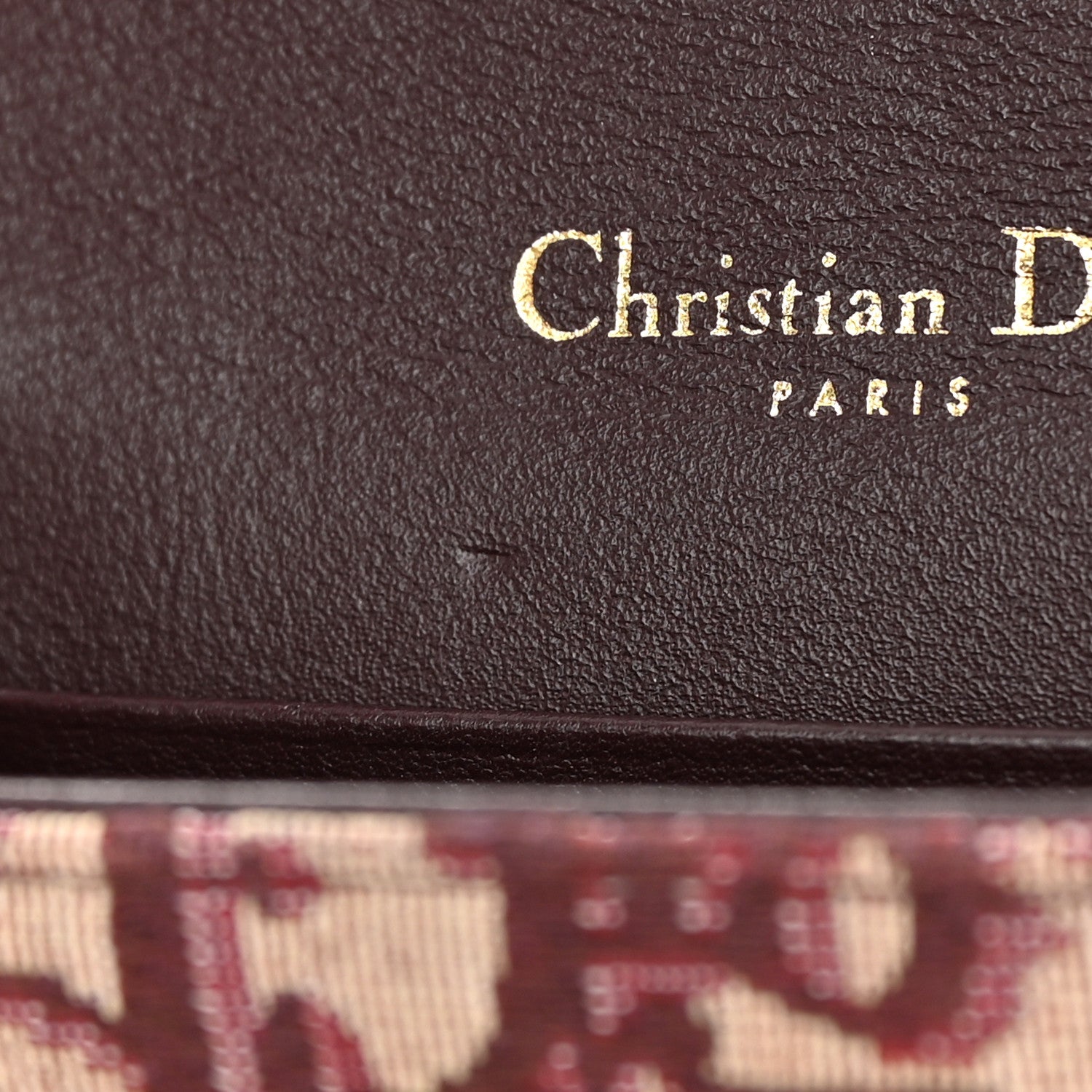 Christian Dior Oblique Saddle Belt Bag Bordeaux 9 of 13