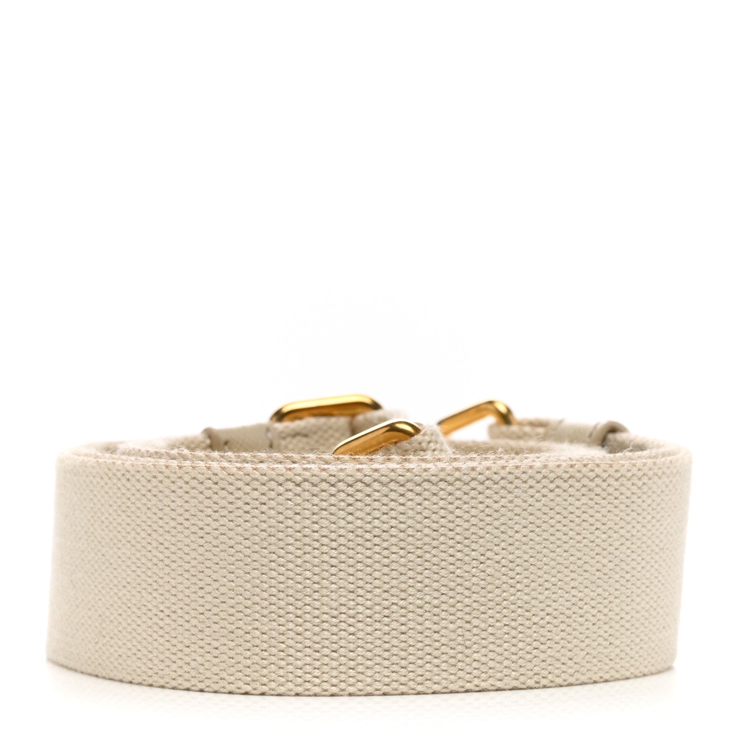 Prada Canvas Saffiano Shoulder Strap Off White 2 of 4