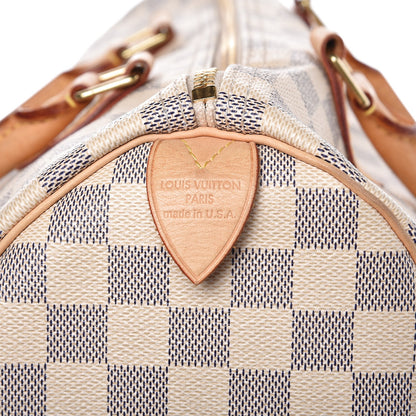 Louis Vuitton Damier Azur Speedy 30 7 of 25