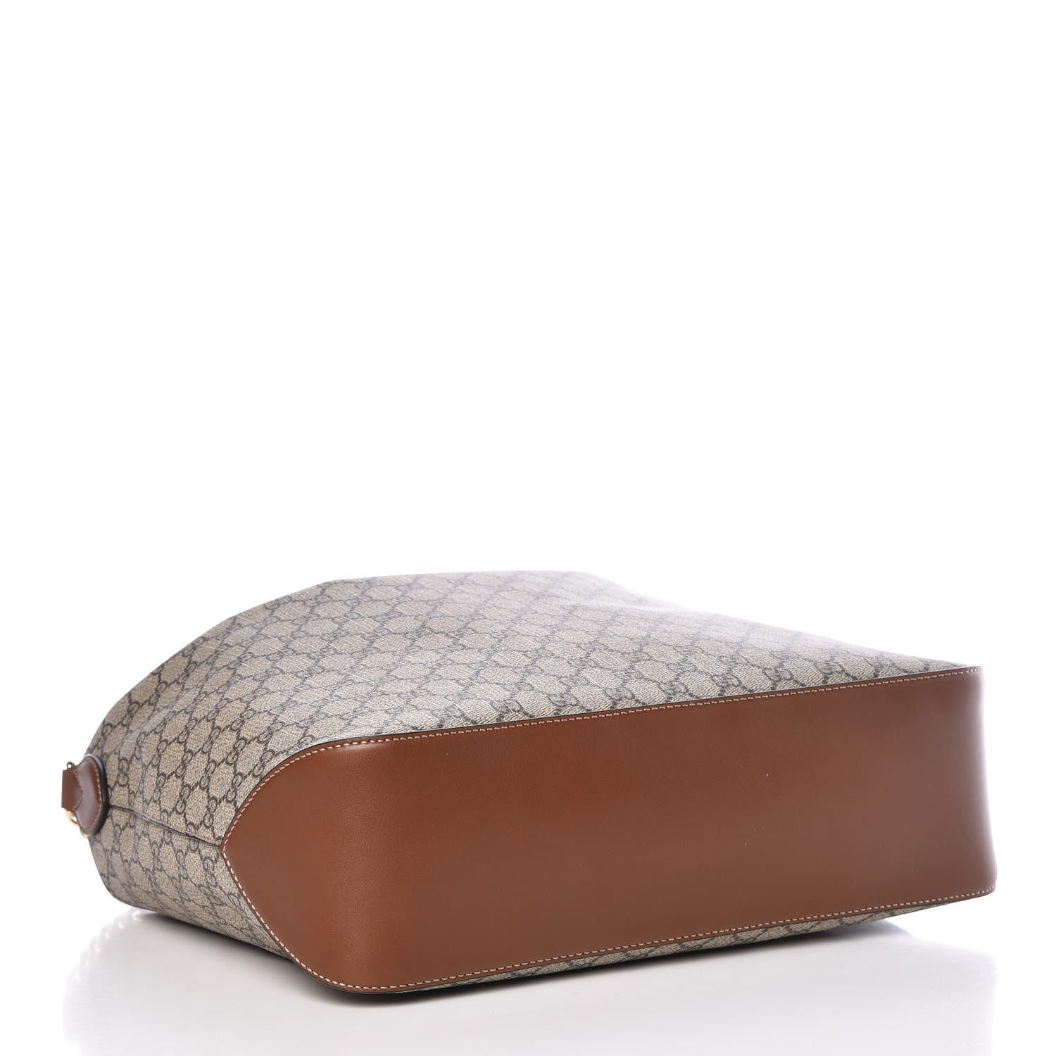 Gucci GG Supreme Monogram Large Linea A Hobo Light Brown 5 of 11