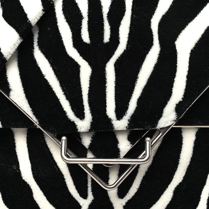 Bottega Veneta Tufted Zebra Clip Bag Black White 8 of 10