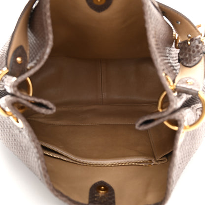 Louis Vuitton Python Galliera PM Gris 4 of 8