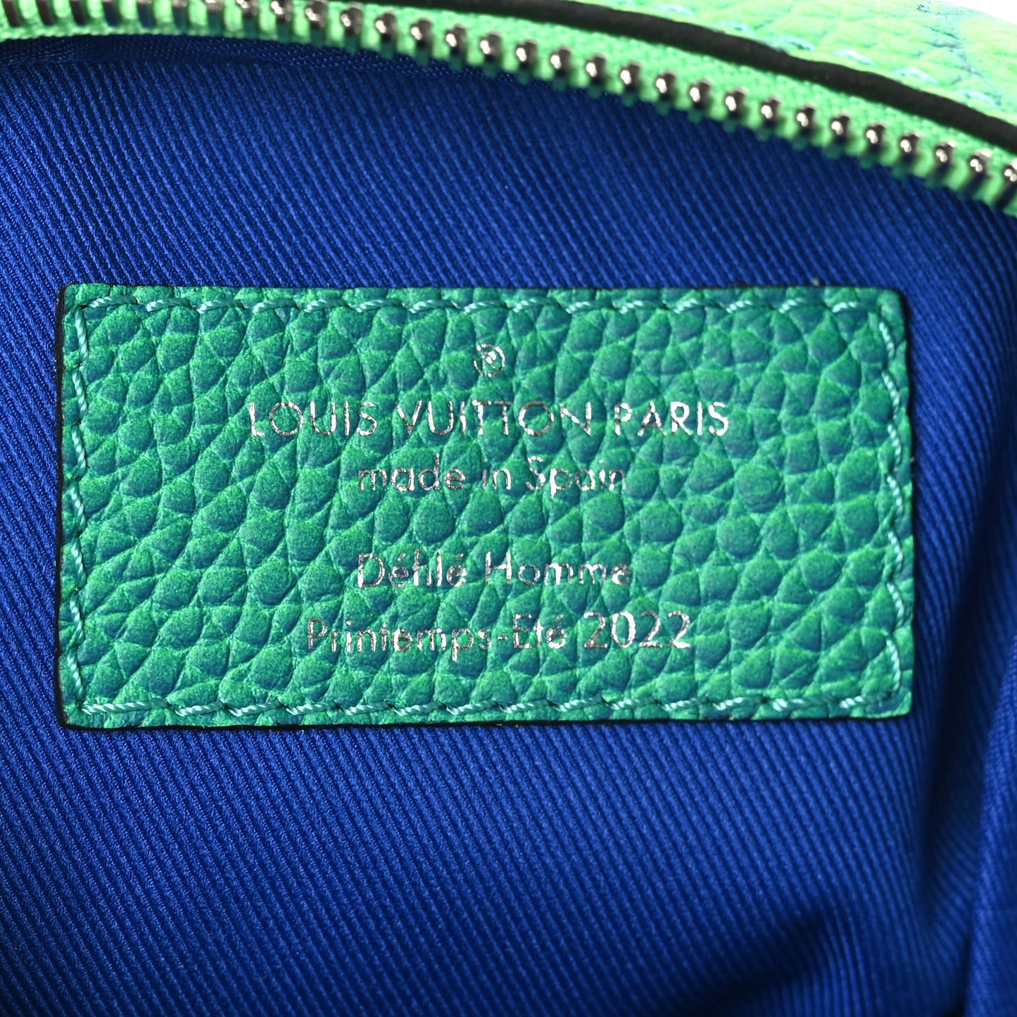 Taurillon Illusion Double Phone Case Bleu Vert