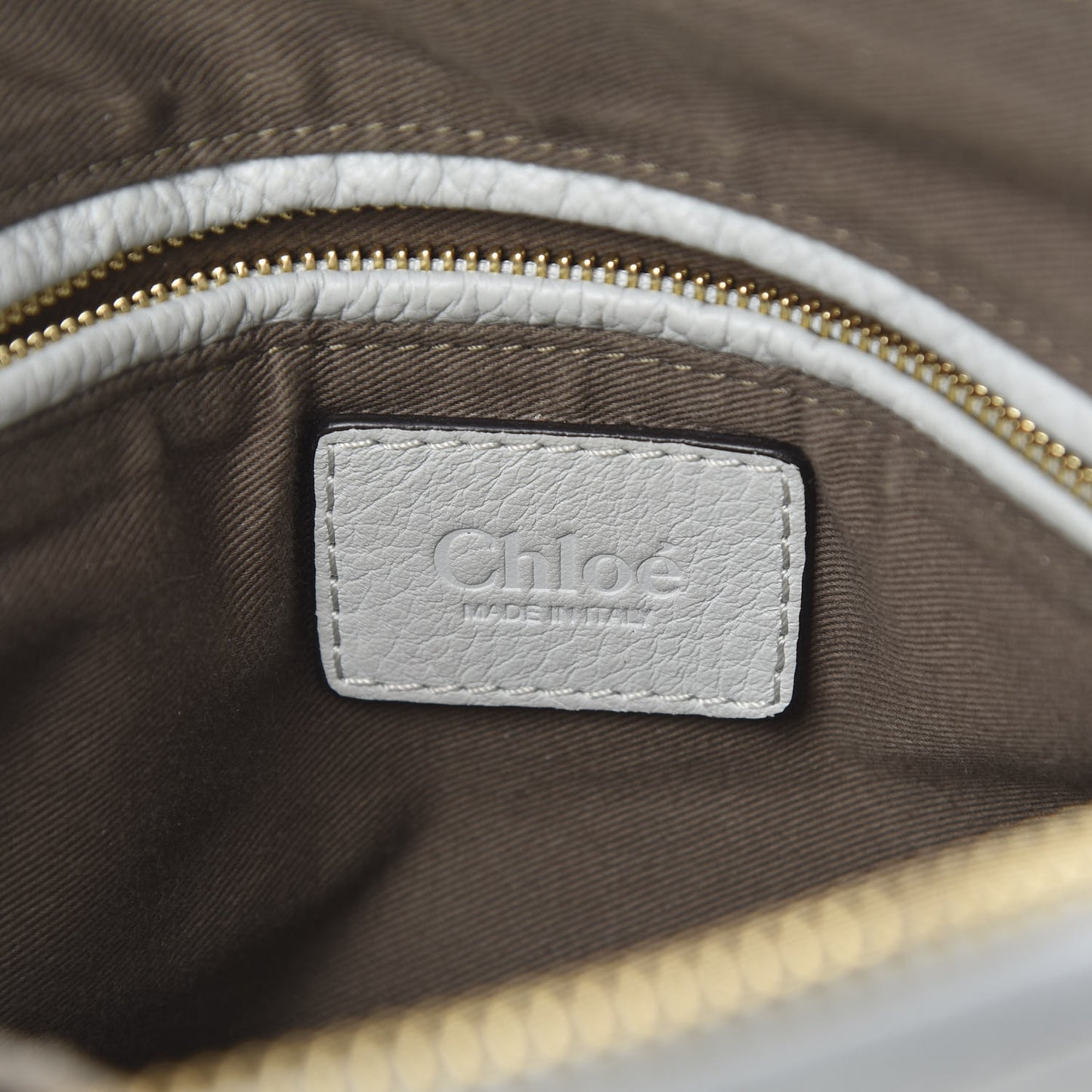 Calfskin Small Marcie Satchel Airy Grey