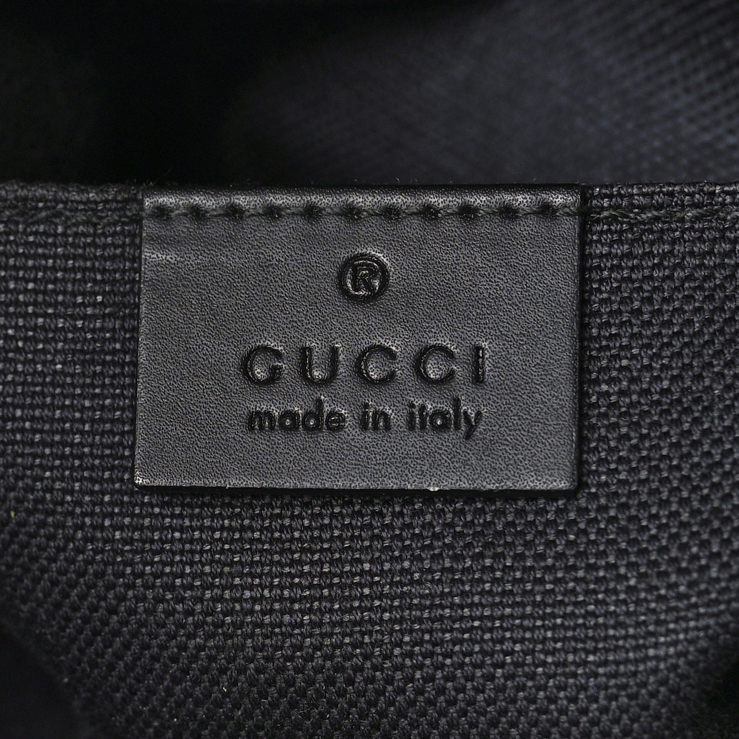 GG Supreme Monogram Web Small Flat Messenger Bag Black Grey