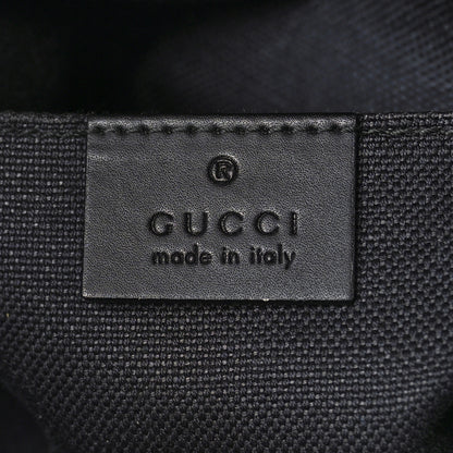 Gucci GG Supreme Monogram Web Small Flat Messenger Bag Black Grey 6 of 12