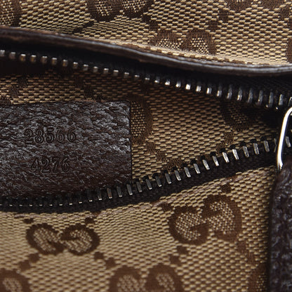 Gucci Monogram Web Belt Bag Dark Brown 6 of 8