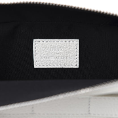 Christian Dior X DANIEL ARSHAM Grained Calfskin Safari Messenger Bag White 8 of 9