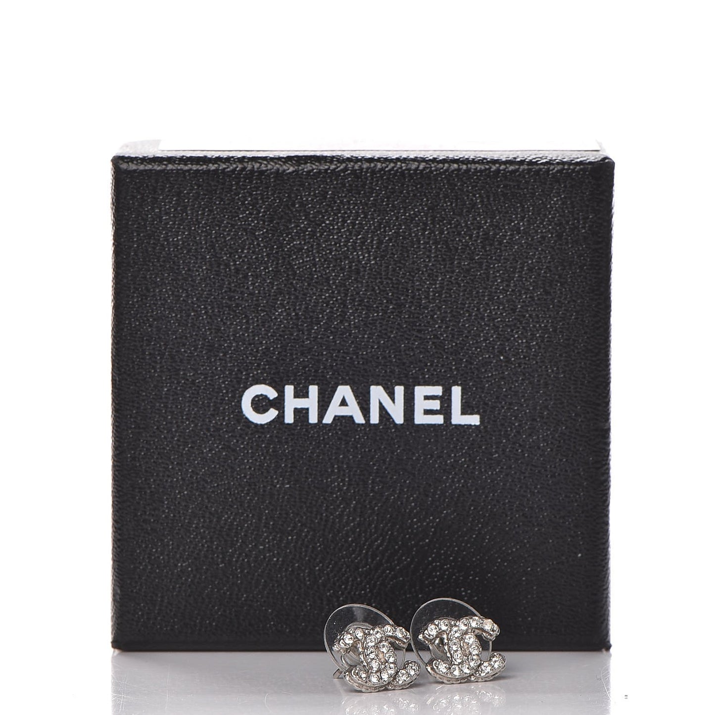 Crystal Mini Timeless CC Earrings Silver