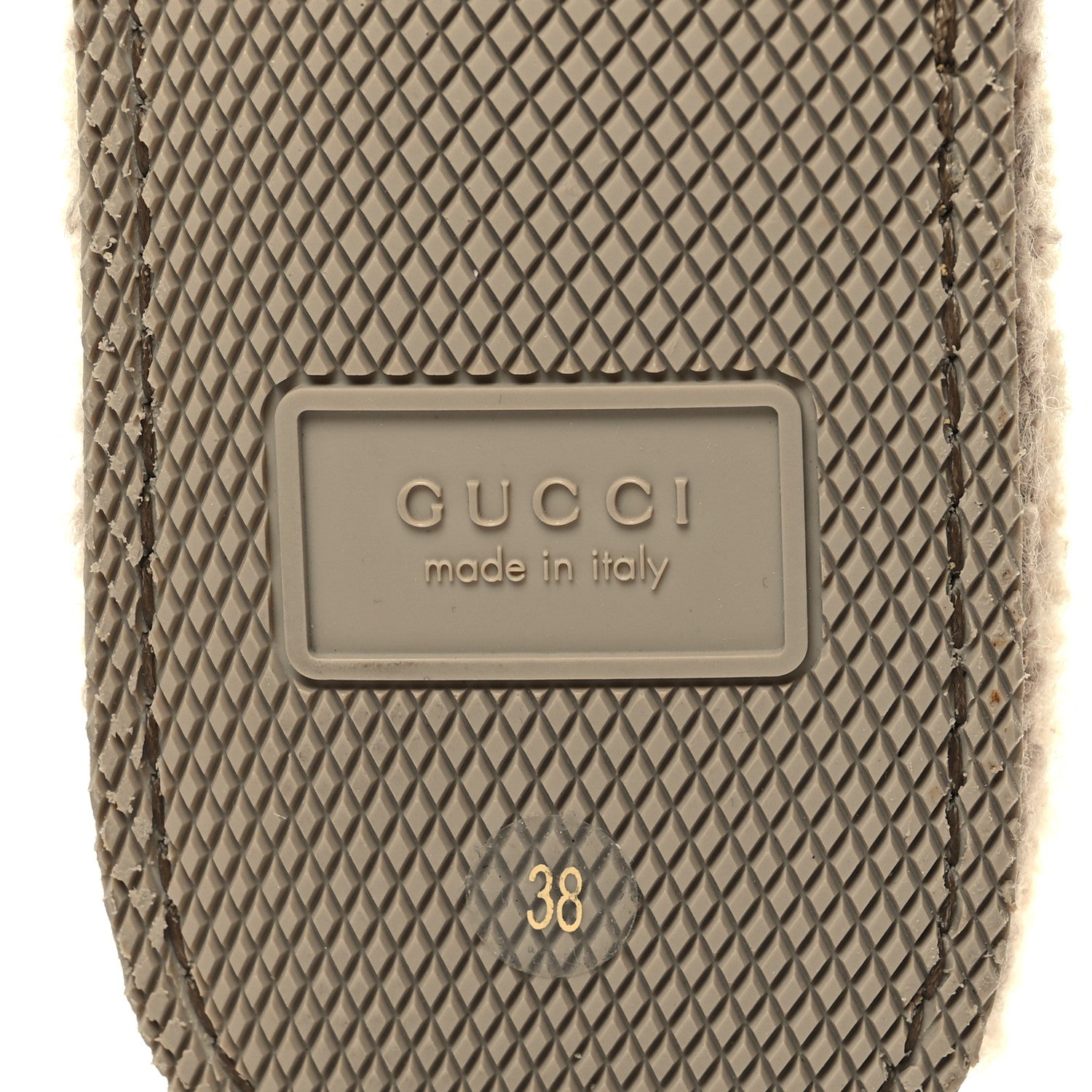 Gucci Nappa Wool Womens Fria Slippers 38 Black Butterscotch 7 of 9